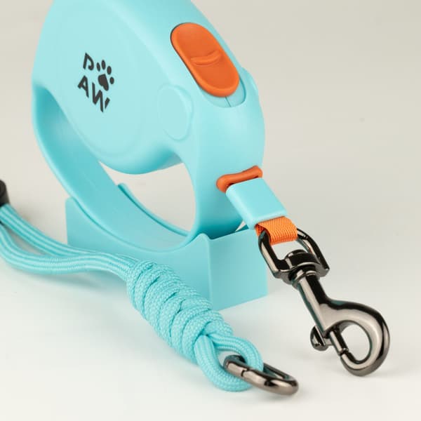 Paw Rullkoppel - Elefantrem - Blå - 2m