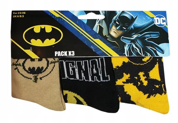 Batman Strumpor Barn 3-pack 23/26