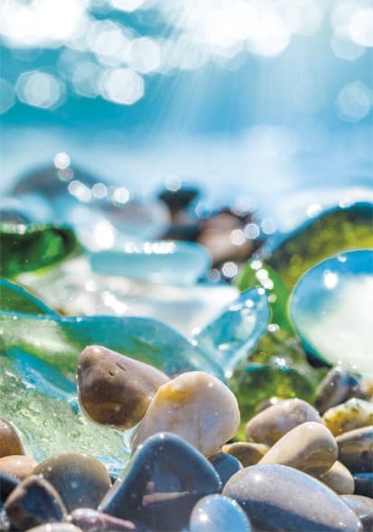 Colour Sea Glass Nature A/4 Elastisk Mapp