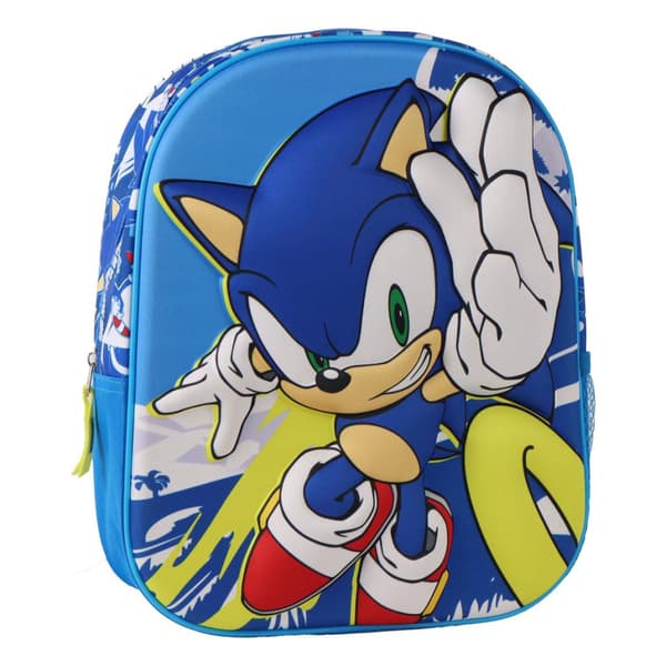 Sonic the Hedgehog Power Run 3D ryggsäck, 30 cm