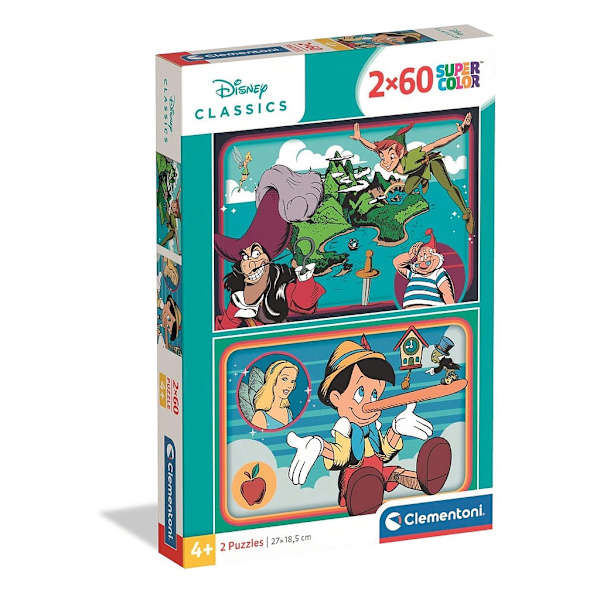 Disney Classics 2x60 bitars pussel Clementoni