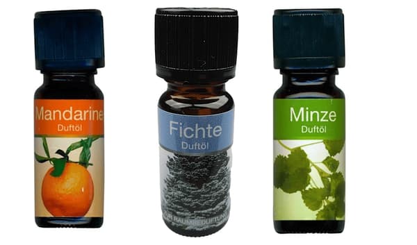 3 st Doftoljor Mandarin, Gran, Mint