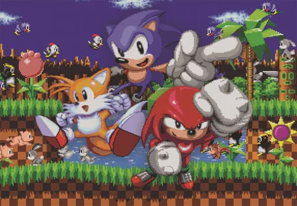 Sonic the Hedgehog 64 Bit 500-bitars pussel Clementoni