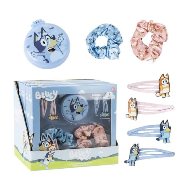 Bluey håraccessoarset 7 delar