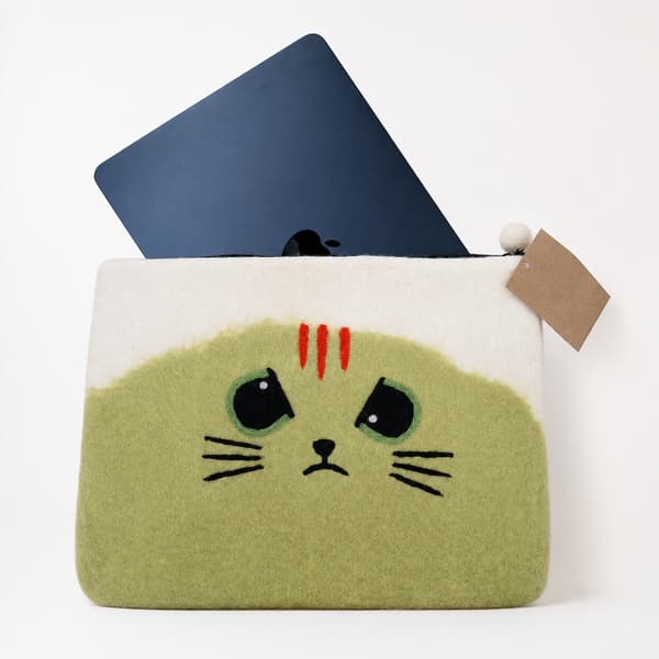 Filt laptopfodral - Grumpy Cat