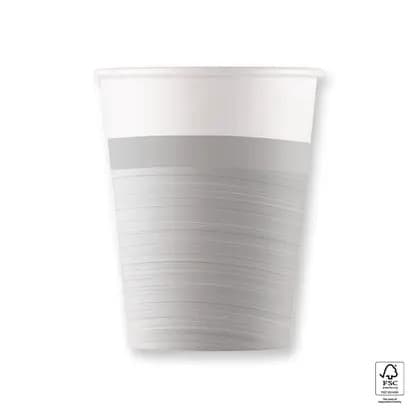 Colour Next Generation Silver pappersmuggar, 8-pack, 200 ml FSC