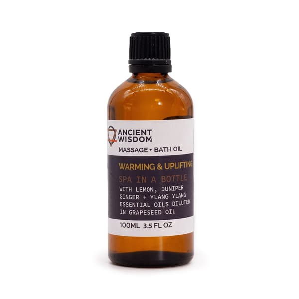 Varm & Upplyftande Massageolja - 100ml