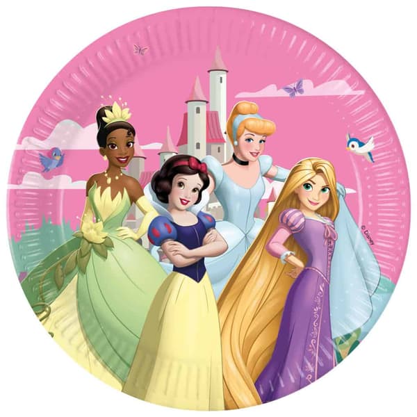 Disney Princess Create Your World papperstallrikar 8-pack 23 cm FSC