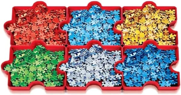 Colour Clementoni pusselsorterare med 6 delar