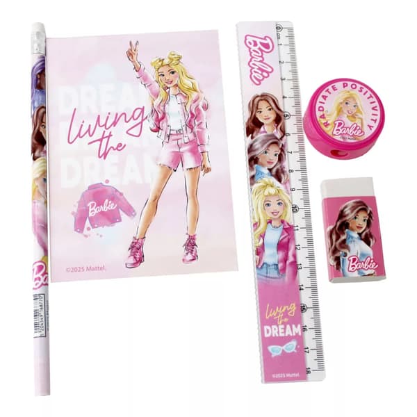 Skrivset i 5 Delar Barbie