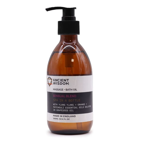 Massage- & Badolja - Sensuell 300ml 4 st