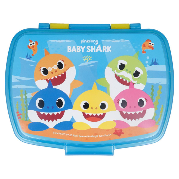 Matlåda Lunchbox Baby Shark Ljusblå