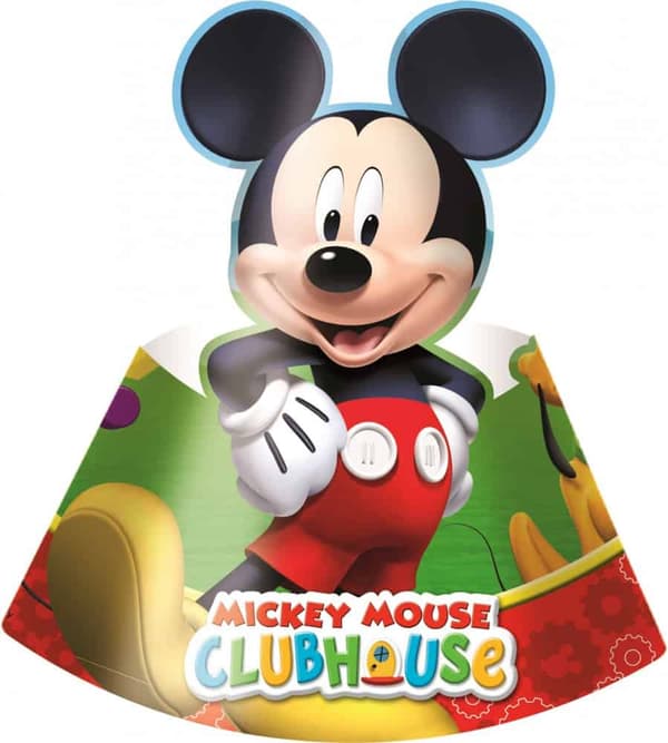 Musse Partyhatt 6 Pack