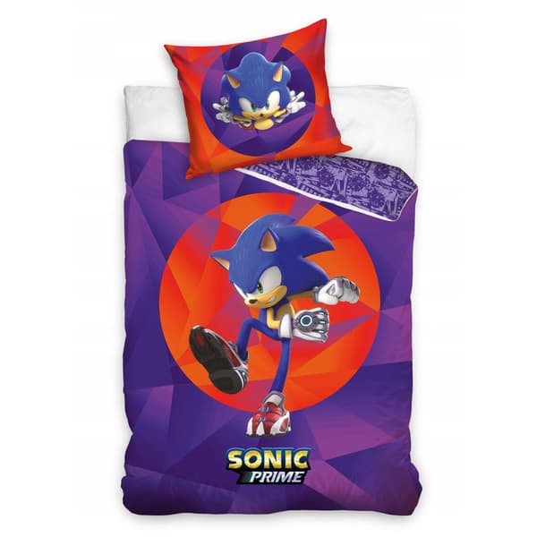 Sonic the Hedgehog påslakanset 140×200 cm, 70×90 cm