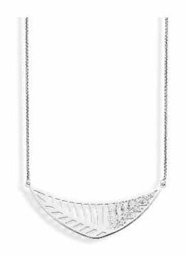 Victoria halsband i silverfärg med stenar