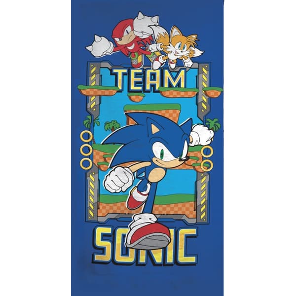 Sonic the Hedgehog Badhandduk, Strandhandduk 70x140 cm (Snabbtorkande)