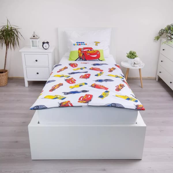 Disney Bilar Champion påslakanset / bäddset, 100×135 cm, 40×60 cm, bomull