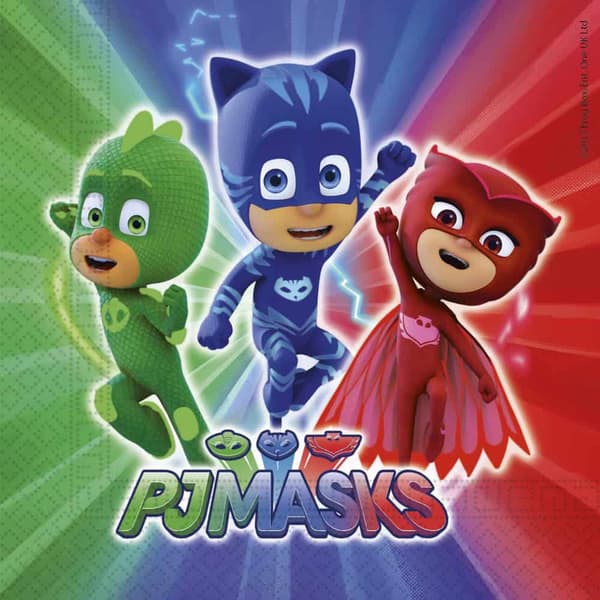 Servetter Pyjamashjältarna 20-pack