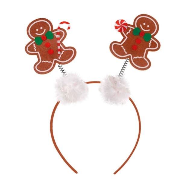 Julig pepparkakshårband