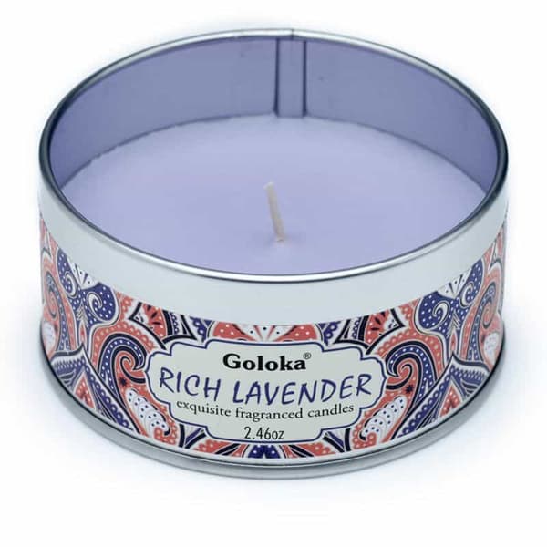 Lavendel Doftljus i Metallburk