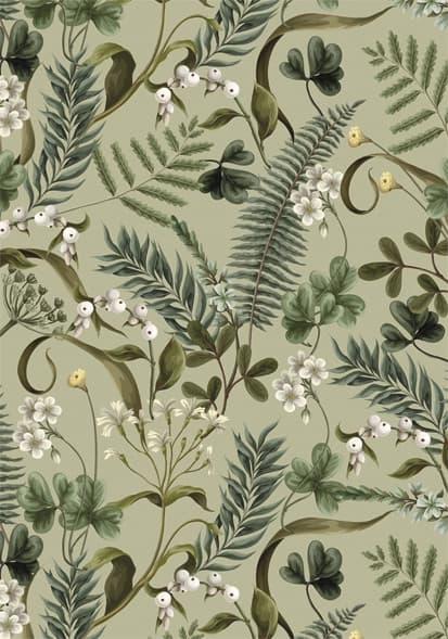 Colour Green Plant Nature A4 elastisk mapp