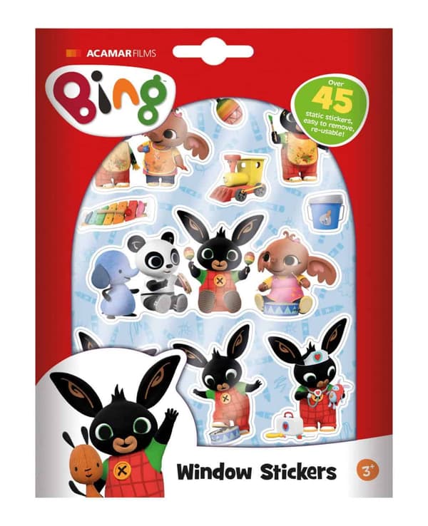 Bing klistermärkeset för fönster