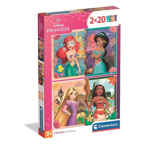 Disney Princess 2x20 bitars pussel Clementoni