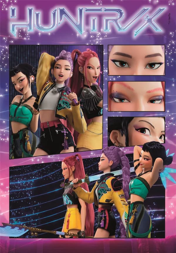 K-Pop Demon Hunters Pussel 1000 Bitar – Clementoni