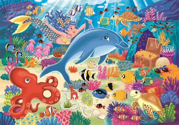 Ocean Undersea Fun pussel 30 bitar Clementoni