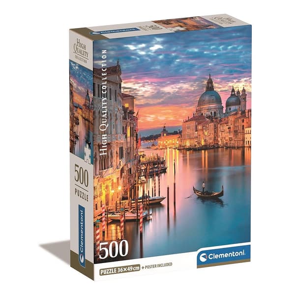 Cities Lighting Venice pussel 500 bitar Clementoni