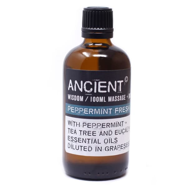 Färsk Pepparmynta Massageolja - 100ml