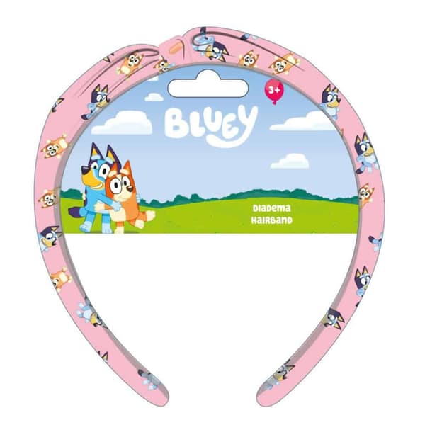 Bluey rosa hårband