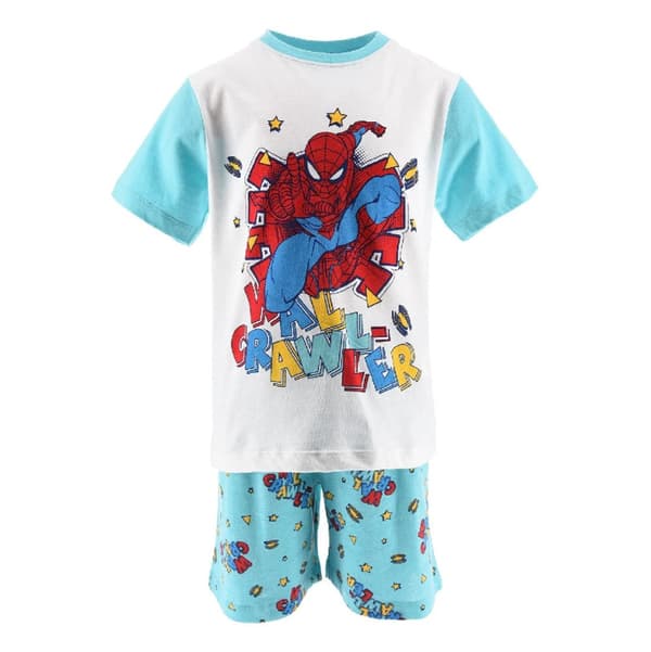 Spindelmannen blå kort pyjamas barn 4 år / 104 cm