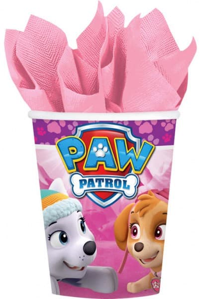 Paw Patrol pappersmuggar 8-pack 250 ml