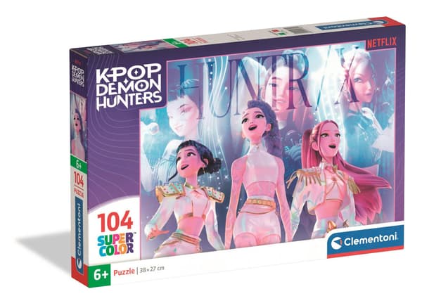 K-pop Demon hunters Shining Stars 104-bitars pussel Clementoni