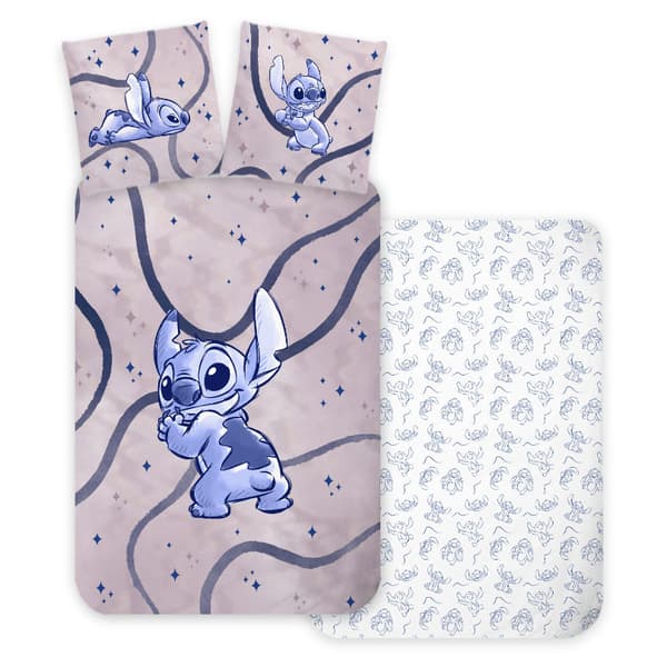 Disney Lilo and Stitch Stellar Waves barnsängkläder 100×135 cm, 40×60 cm
