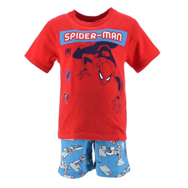 Spindelmannen klättring röda korta barnpyjamas 4 år / 104 cm