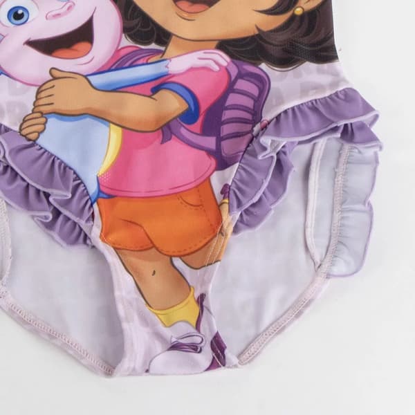 Dora badräkt barn – Lila 110 cm