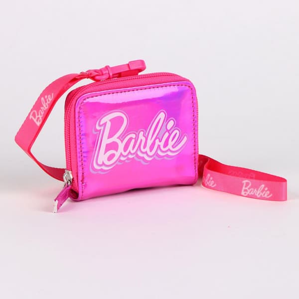 Barbie plånbok med iriserande yta
