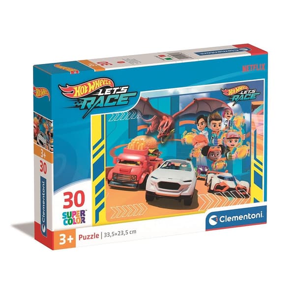 Hot Wheels Race 30-bitars pussel Clementoni