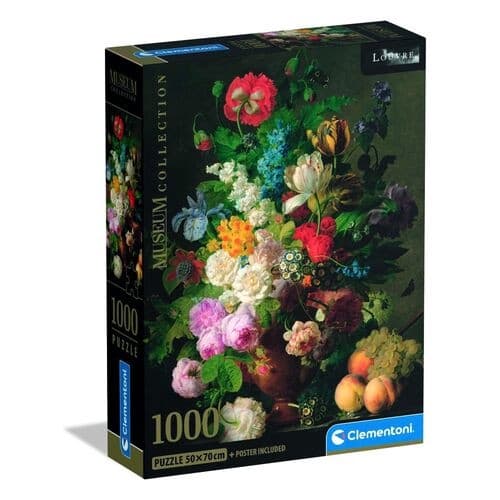 Art Van Dael Blomvas Pussel 1000 bitar Compact Clementoni