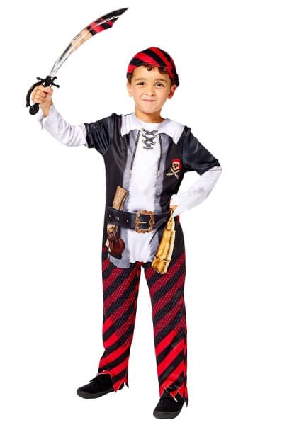 Piratskostym för 2–3 år