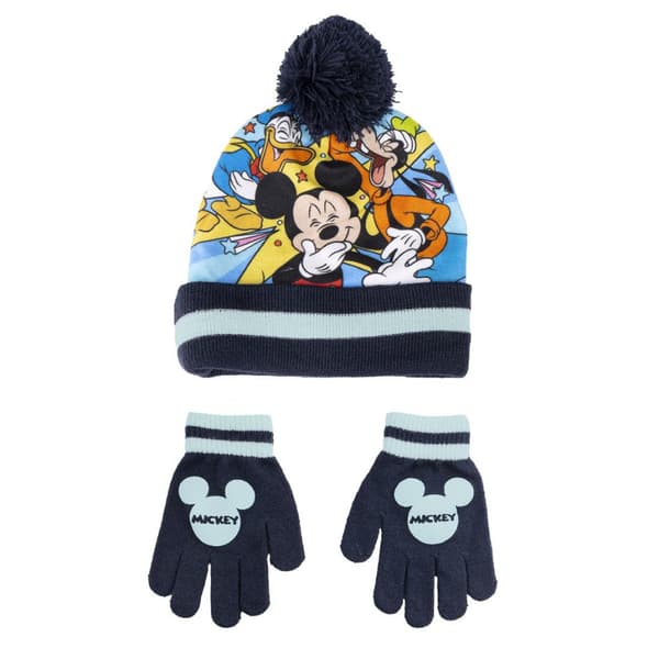 Disney Mickey mössa och vantar set
