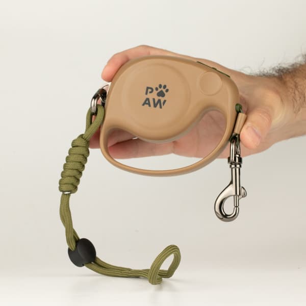 Paw Rullkoppel - Elefantrem - Brun - 2m