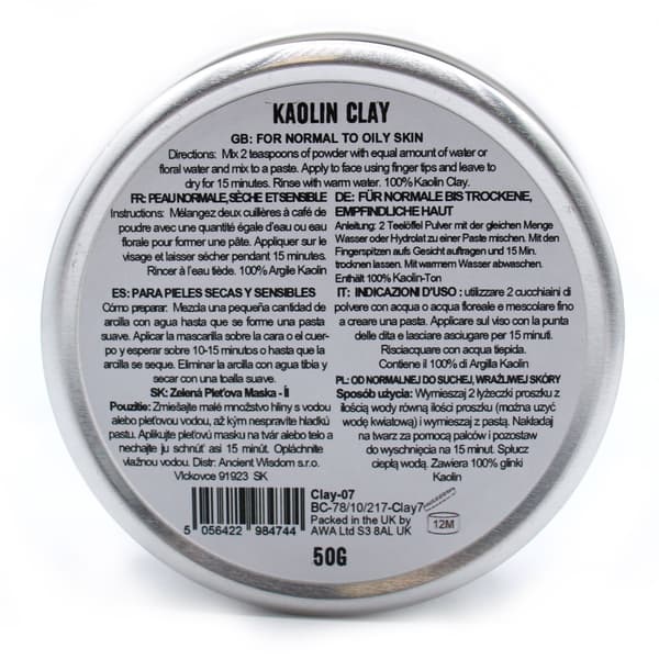 Kaolin Ansiktsmask av Lera 50g