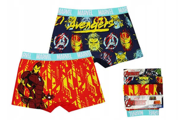 Avengers barnboxershorts, 2-pack 6/8