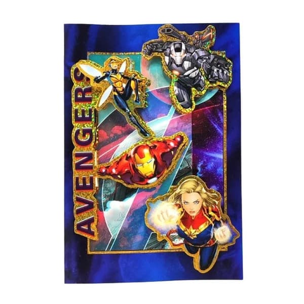 Avengers Marvel 3D hälsningskort