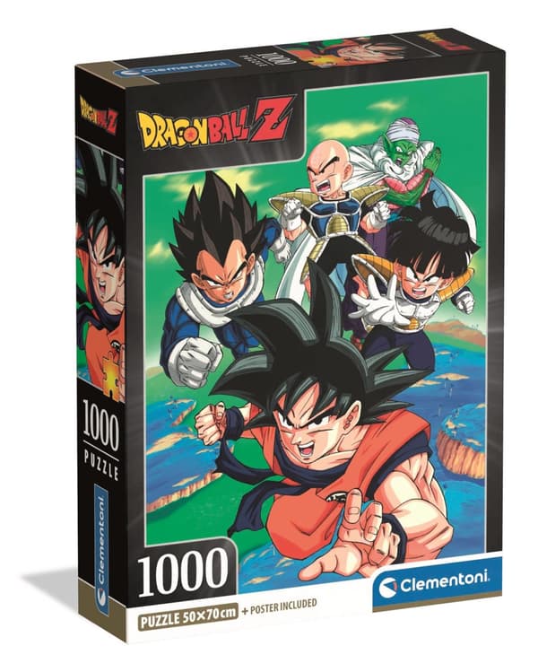 Dragon Ball Final Flashpoint 1000-bitars kompakt pussel Clementoni