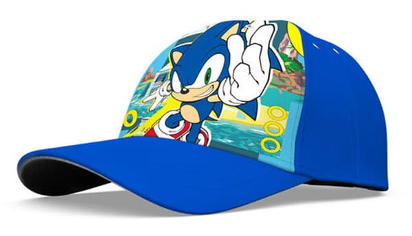Sonic the Hedgehog Barnkeps med Guldiga Ringar 54 cm
