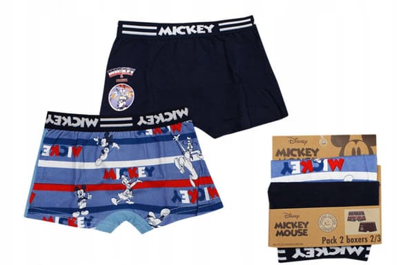 Disney Mickey barnboxershorts 2-pack 6/8